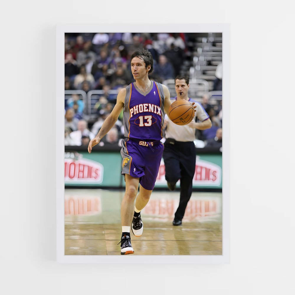 Poster Steve nash – affiche Basketball (vue 3)